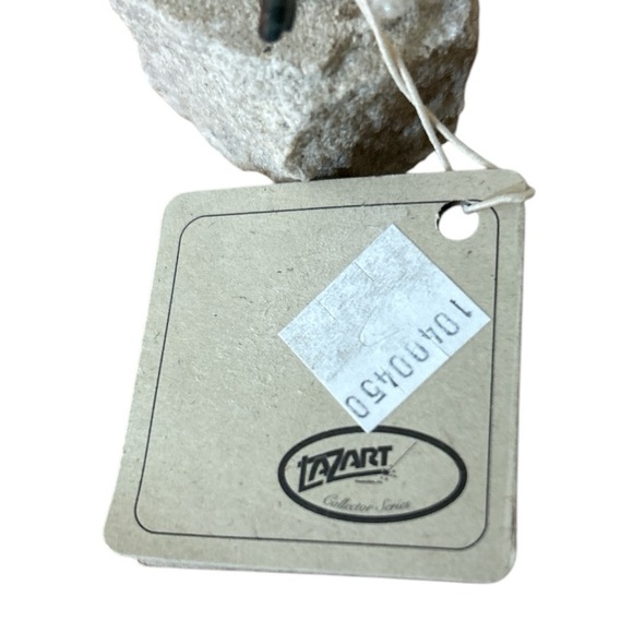 Vintage Lazart Metal Warrior On Sandstone Sculpture Southwestern Art NEW - Picture 6 of 6